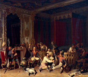 Aquartelamento de soldados franceses