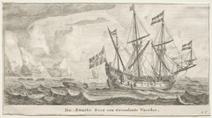 Navios de Amsterdã: O urso preto, uma baleia da Groenlândia.