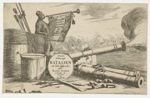 Página de título mostrando o equipamento de um navio de guerra e de um trompetista
Nouvelles inventions de Combates Navaeles par Reinier Zeeman (título sobre o objecto)
Novos batalhões de navios trazidos à luz por Reinier Zeeman (título sobre o objecto)
