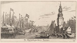 A Torre Haringpakkers em Amsterdã de Reinier Nooms, called Zeeman