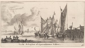 "Tocht Schuiten" ou barcos de pesca Spaarndam de Reinier Nooms, called Zeeman