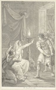 Caracalla mata seu irmão Geta no quarto de sua mãe