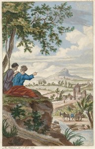 Números sobre uma paisagem de Reinier Vinkeles (I)