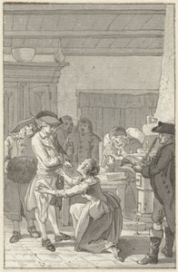 Ilustração para o romance Gustav Lindau de Reinier Vinkeles (I)