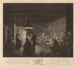 A Academia de Desenho em Amsterdã de Reinier Vinkeles