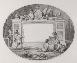 Carta Comercial, século XIX. de Reinier Vinkeles