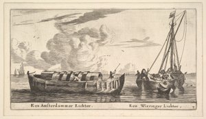 Um isqueiro de Amsterdã e um Wieringer, do século XVII.