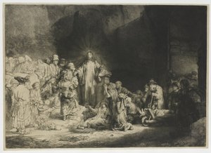 Os cem florins impressão de Rembrandt van Rijn