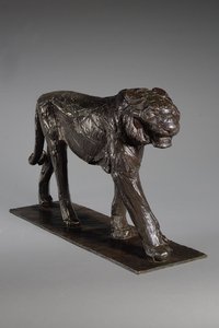 Grande Tigre Real; Grand Tigre Royal, c.1913 (bronze com pátina marrom escura)