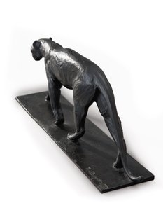 Leopardo andando de Rembrandt Bugatti