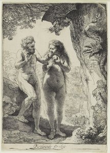 Adão e Eva de Rembrandt van Rijn