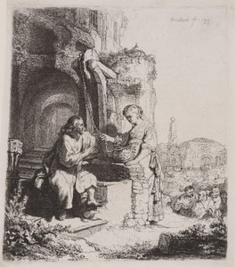 Cristo e a Mulher de Samaria: Entre as Ruínas de Rembrandt van Rijn