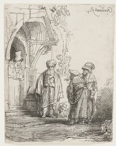 Jacob e Laban de Rembrandt van Rijn