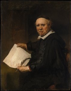 Lieven Willemsz van Coppenol (óleo sobre carvalho) de Rembrandt van Rijn