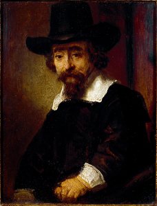 Retrato do Dr. Ephraim Bueno de Rembrandt Harmensz. van Rijn
