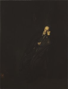 Retrato de um homem velho, 1629 de Rembrandt van Rijn