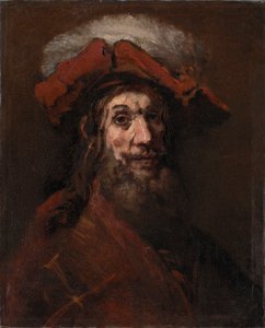 Esboço para O Cavaleiro com o Falcão, conhecido como "O Cruzado" de Rembrandt van Rijn