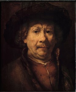 Pequeno auto-retrato (Pintura, c.1666) de Rembrandt van Rijn