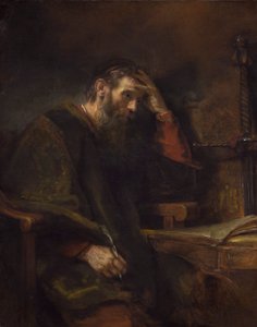 O apóstolo Paulo, c.1657 (óleo sobre tela) de Rembrandt van Rijn