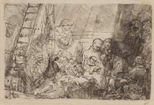 A circuncisão no estábulo de Rembrandt van Rijn