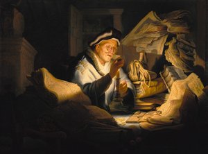 A Parábola do Rico Tolo de Rembrandt Harmensz. van Rijn