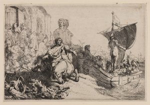 O Navio da Fortuna de Rembrandt Harmensz. van Rijn