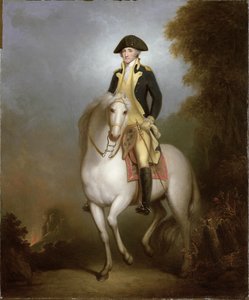 Retrato equestre de George Washington de Rembrandt Peale