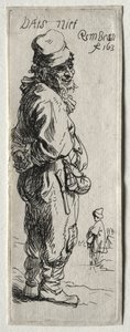 Um Camponês Respondendo: "isso não é nada" de Rembrandt van Rijn