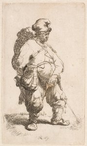 Um homem a urinar de Rembrandt van Rijn