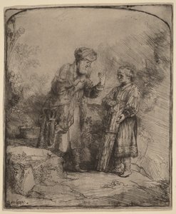 Abraão e Isaac de Rembrandt van Rijn