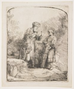 Abraão e Isaac, 1645 de Rembrandt van Rijn