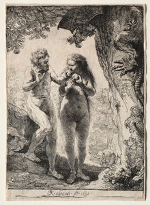 Adão e Eva de Rembrandt van Rijn