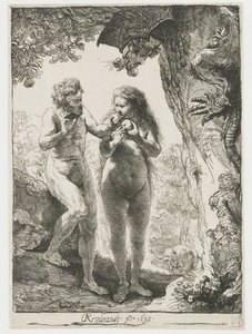 Adão e Eva de Rembrandt van Rijn