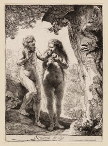 Adão e Eva de Rembrandt van Rijn