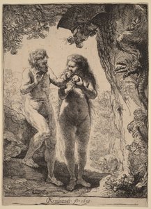 Adão e Eva de Rembrandt van Rijn
