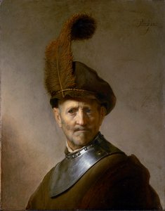 Um velho em traje militar (anteriormente chamado de retrato do pai de Rembrandt), c.1630