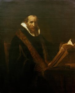 Retrato de Johannes Cornelisz. Sylvius  de Rembrandt van Rijn