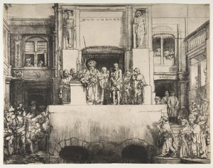 Cristo Apresentado ao Povo, 1655. de Rembrandt van Rijn