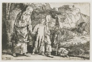 Cristo Regressando do Templo com os seus Pais
Cristo regressando do templo com os seus pais de Rembrandt van Rijn