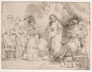 Cristo aparecendo aos apóstolos de Rembrandt van Rijn