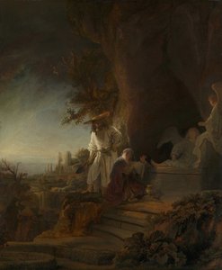 Cristo aparece a Maria Madalena Noli me tangere, 1638. de Rembrandt van Rijn