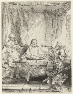 Cristo em Emaús de Rembrandt van Rijn