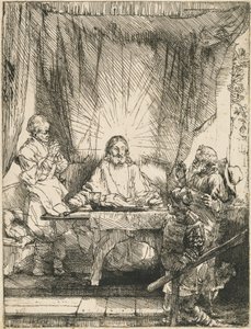 Cristo em Emaús: o Prato Maior de Rembrandt van Rijn