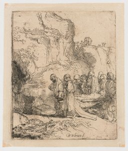 Cristo levado para o túmulo de Rembrandt van Rijn