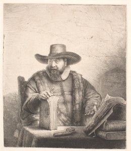 Cornelis Claesz Anslo, pregador menonita de Rembrandt van Rijn