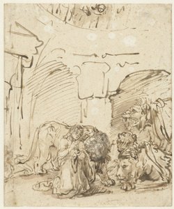 Daniël na cova dos leões de Rembrandt van Rijn
