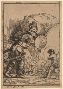 Davi e Golias de Rembrandt van Rijn