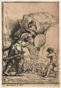 Davi e Golias de Rembrandt van Rijn