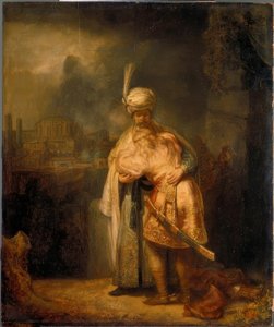 David se despede de Jonathan de Rembrandt van Rijn
