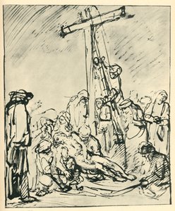 Deposição da Cruz, c1650, 1943. de Rembrandt van Rijn